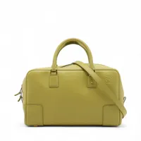 ロエベ アマソナ28 レザー 2WAYハンドバッグ ボルドー A2961354｜中古