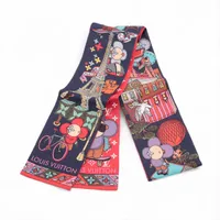 ヴィトン M76187 バンドー BB ポップ モノグラム スカーフ シルク