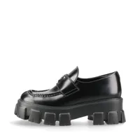 プラダ チョコレート パテントレザー ローファー 36.5 レディース