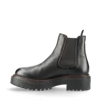 プラダ 24AW レザー サイドゴアブーツ 6.5 メンズ ブラック 2TE199