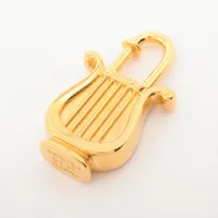 エルメス カデナ ハープ 1996 チャーム GP ゴールド A4088359｜中古