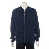 エルメス 19SS コットン ジャケット XL メンズ ネイビー 91-5754