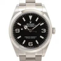 ロレックス エクスプローラー36 124270 SS SS AT 黒文字盤
