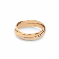 カルティエ トリニティ リング 750(YG×PG×WG) 4.3g A4089069｜中古