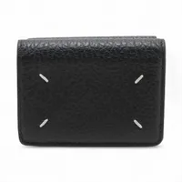 メゾンマルジェラ☆コンパクト財布☆ メゾンマルジェラ 4ステッチ S36UI0416 レザー コンパクトウォレット