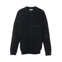 メゾンマルジェラ 17AW コットン スウェット 46 メンズ ネイビー