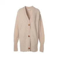 エルメス 23AW カシミヤ カーディガン 36 レディース ベージュ