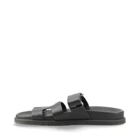 HERMES ブラックレザーサンダル．レジェンド Genius sandal - Black | Hermès USA