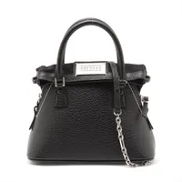 メゾンマルジェラ 5AC レザー ショルダーバッグ ブラック A2779774