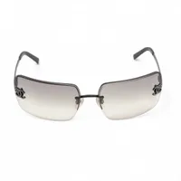 シャネル 4092-B ココマーク サングラス メタル×ラインストーン