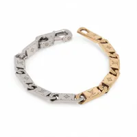 ヴィトン M00274 ブラスレLVスペース ブレスレット GP レッド×シルバー