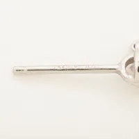 ティファニー バイザヤード ドロップ ダイヤ ピアス Pt950 2.0g 直径約