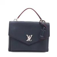 ヴィトン LVロゴxトリヨン マイロックミー M53197 ネイビー RFID反応