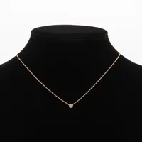 ティファニー バイザヤード 1P ダイヤ ネックレス 750(YG) 2.2g 直径約