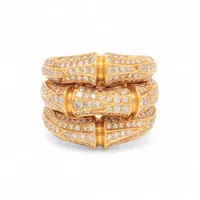 カルティエ シェリー ダイヤ リング 750(YG) 3.9g 0.30 49 A3348576