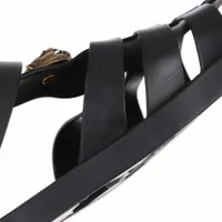 グッチ GGマーモント ラバー サンダル 9 メンズ ブラック キャット