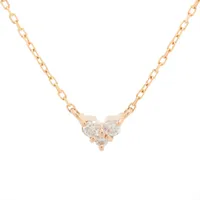 アイファニー スマイル ダイヤ ネックレス 750(YG)×K18(YG) 14.4g