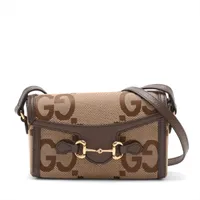 【美品】グッチ ワンショルダーバッグ レザー×キャンバス ホースビット柄 楽天市場】【バッグ】GUCCI グッチ GGキャンバス ホースビット