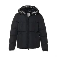 モンクレール NESEA ナイロン ダウンジャケット 2 ネイビー 袖裏、裾