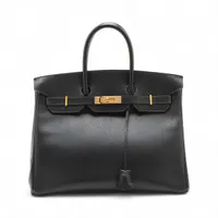 エルメス ボリード35 アルデンヌ ブラック ゴールド金具 ○Y:1995年