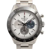 ゼニス 03.L384-2.400/07.M384 SS AT シルバー文字盤 クロノマスター