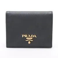 プラダ サフィアーノ レザー 財布 パープル A2521703｜中古ブランド品