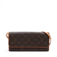 ヴィトン モノグラム ポシェットツインGM M51852 ブラウン