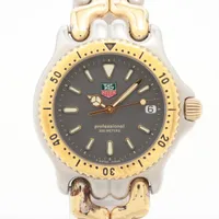 タグホイヤー プロフェッショナル200M QZ 黒文字盤 タグホイヤー プロフェッショナル200 WN1310 SS QZ 黒文字盤 A3089194