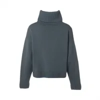 【エルメス】美品カシミヤ100% ノースリーブ タートルネック Hロゴ ベージュ A4095144-1.JPG