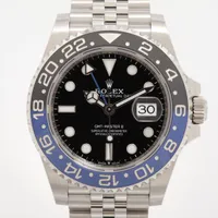 ロレックス GMTマスターⅡ 126710BLNR SS SS AT 黒文字盤