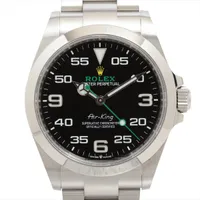 ロレックス エアキング 126900 SS SS AT 黒文字盤