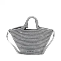 バレンシアガ イビザ スモール ナイロンxレザー 2WAYハンドバッグ