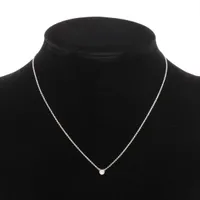 ティファニー バイザヤード 1P ネックレス 925 1.6g シルバー ダイヤ