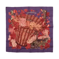 エルメス カレ90 LES SOURCES DE LA VIE 生命の源 スカーフ シルク