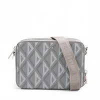 ティファニー レザー ショルダーバッグ グレー A3015736｜中古ブランド