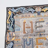 エルメス カレ90 Super Silk Quest スーパー シルク クエスト スカーフ