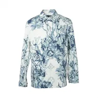 ヴィトン×草間彌生 23AW コットン カーディガン L メンズ ブルー