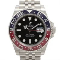 ロレックス GMTマスターⅡ 126710BLRO SS SS AT 黒文字盤 ジュビリーブレスレット