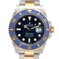 ロレックス サブマリーナーデイト 126613LB SS×YG SS×YG AT 青文字盤