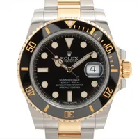 ロレックス サブマリーナーデイト 116613LN SS×YG SS×YG AT 黒文字盤