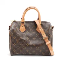 ヴィトン モノグラム スピーディバンドリエール25 M41113 ブラウン RFID反応あり