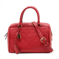 ヴィトン モノグラムアンプラント スピーディバンドリエール25 M42399 レッド