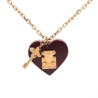 ヴィトン M80137 エセンシャル V LE0280 ネックレス GP ピンクゴールド