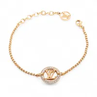 ルイヴィトン M00373 グローリー V ブレスレット シリアル:LE0241 ヴィトン M00373 コリエ グローリー V LE0241 ブレスレット GP×ライン