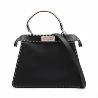 フェンディ ミニピーカブー セレリア レザー×パイソン 2WAY