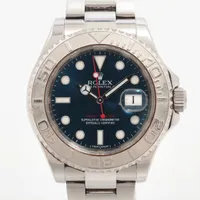 ロレックス ヨットマスター40 116622 PT×SS SS AT 青文字盤 あまりごま1
