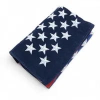 ヴィトン 400505 モノグラム ビーチタオル コットン ネイビー×マルチ