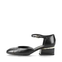 シャネル ココマーク ターンロック レザー×パテント ストラップ