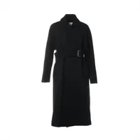 バーバリーロンドンイングランド ウール コート 48 メンズ ブラック