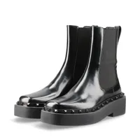 ヴァレンティノ ガラヴァーニ スタッズ サイドゴアブーツ 36.5 レザー ヴァレンティノ ガラヴァーニ VALENTINO GARAVANI ロックスタッズ